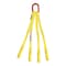 Hsi Four Leg Nylon Bridle Slng, 1 in Web Width, 20ft L, Oblong Link to Eye, 6,400lb QO-EE1-801-20 - alternate 1